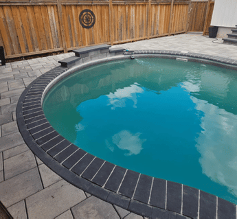 Reliable Hardscapes Mississauga Pool Deck Installation