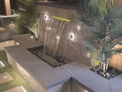 water feature stonework