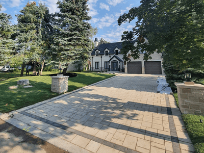 driveway installation by reliable hardscapes in mississauga