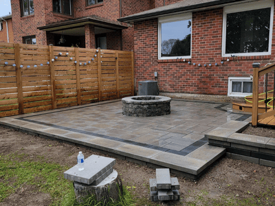reliable hardscapes patio firepit ontario gta