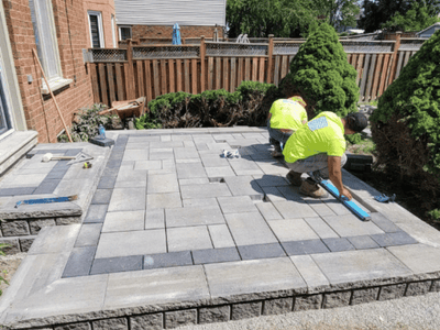 reliable hardscapes patio interlocking