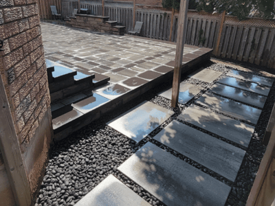 reliable hardscapes walkway patio interlocking mississauga