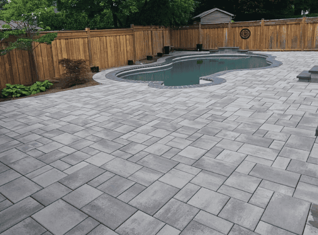 pool deck installation