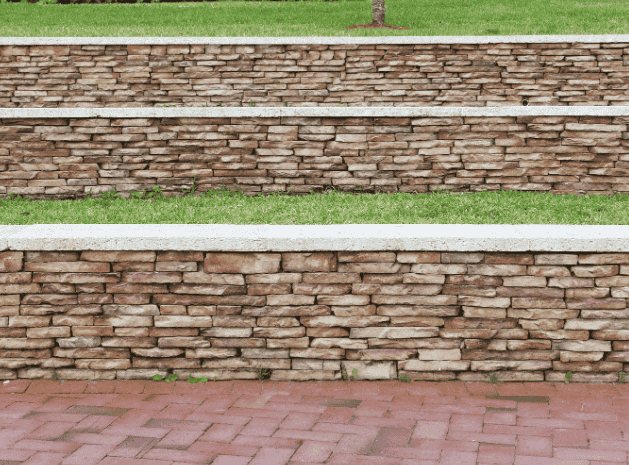 retaining walls yard